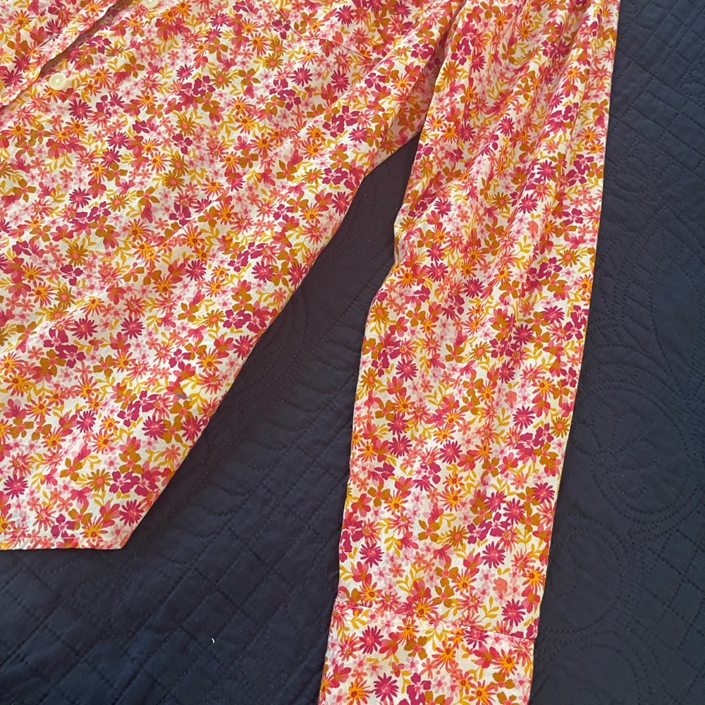 J. Crew Pink Button Down Casual Shirt with Long Sleeves size S - Picture 7 of 8